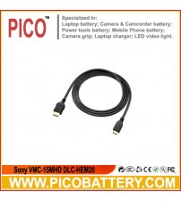 Sony VMC-15MHD DLC-HEM20 Replacement Mini HDMI to HDMI High Definition Digital Video Cable BY PICO